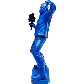 Deco Figurine Street Art Bouquet Blue 67cm - DEKOR