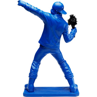 Deco Figurine Street Art Bouquet Blue 67cm - DEKOR