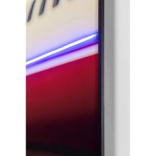 Framed Picture LED Jetset Pose Lady 120x80cm KARE MIAMI