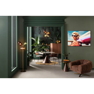 Framed Picture LED Jetset Pose Lady 120x80cm KARE MIAMI
