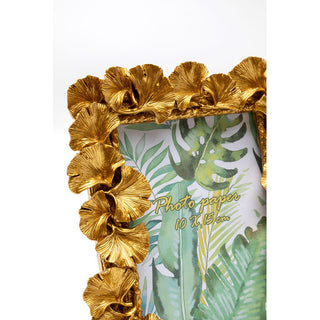 Picture Frame Ginkgo Leaf Gold 17x20cm KARE MIAMI