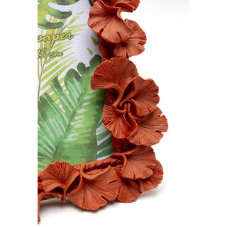 Picture Frame Ginkgo Leaf Orange 17x20cm KARE MIAMI