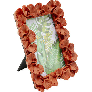 Picture Frame Ginkgo Leaf Orange 17x20cm KARE MIAMI