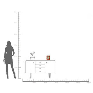 Picture Frame Ginkgo Leaf Orange 17x20cm KARE MIAMI