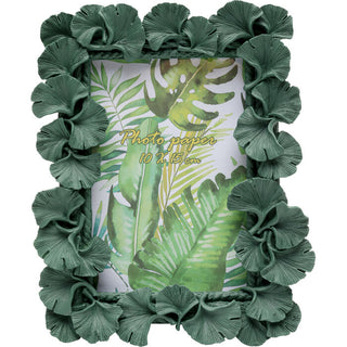 Picture Frame Ginkgo Leaf Green 17x20cm KARE MIAMI