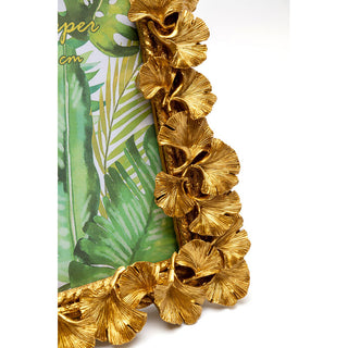Picture Frame Ginkgo Leaf Gold 20x24cm KARE MIAMI