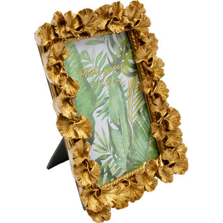 Picture Frame Ginkgo Leaf Gold 20x24cm KARE MIAMI