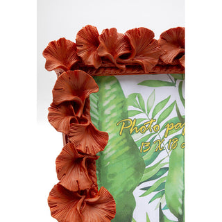 Picture Frame Ginkgo Leaf Orange 20x24cm KARE MIAMI