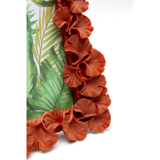Picture Frame Ginkgo Leaf Orange 20x24cm KARE MIAMI