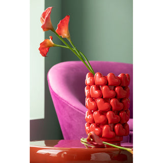 Vase Hearts 33cm KARE MIAMI