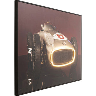 Picture Racing Car LED 80x120cm KARE MIAMI
