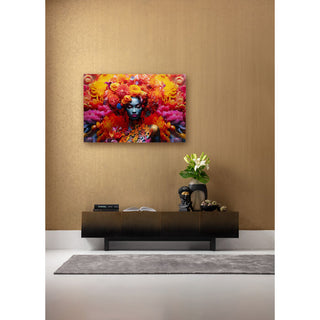 Glass Picture Flowers Dream Women 80x120cm KARE MIAMI