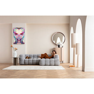 Glass Picture Pixel Face 120x80cm KARE MIAMI