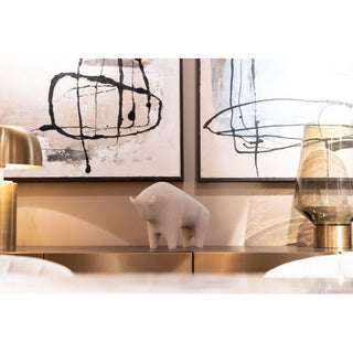 Deco Figurine Soft Bull 21cm KARE MIAMI