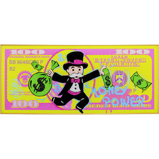 Framed Picture Graffiti Money 70x160cm KARE MIAMI