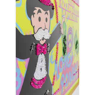 Framed Picture Graffiti Money 70x160cm KARE MIAMI