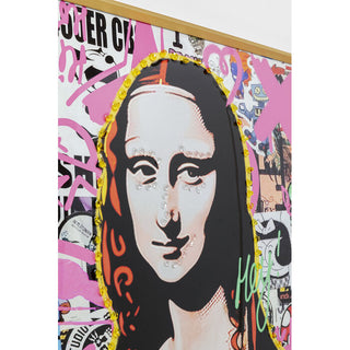 Framed Picture La Viva Woman 100x100cm KARE MIAMI