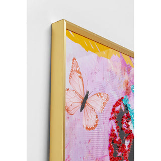 Framed Picture La Viva Mexico 100x100cm KARE MIAMI