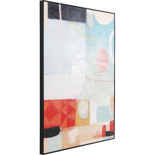 Canvas Picture Allegro Circles 120x90cm KARE MIAMI