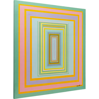 Canvas Picture Tendency Focus 140x140cm KARE MIAMI