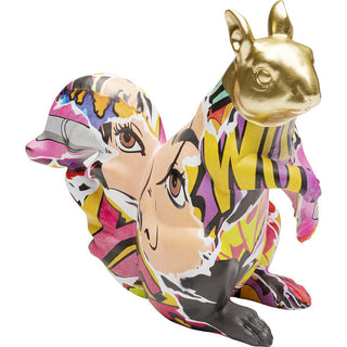 Deco Figurine Graffiti Squirrel 22cm KARE MIAMI