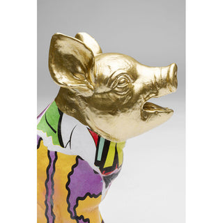 Deco Figurine Graffiti Pig 20cm KARE MIAMI