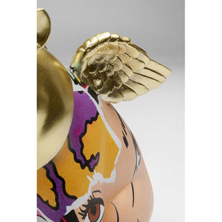 Deco Figurine Graffiti Flying Pig 16cm KARE MIAMI