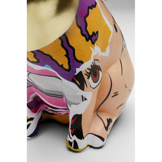 Deco Figurine Graffiti Flying Pig 16cm KARE MIAMI