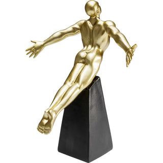 Deco Figurine Jumper Gold 37cm KARE MIAMI