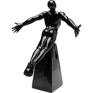 Deco Figurine Jumper Black 37cm KARE MIAMI