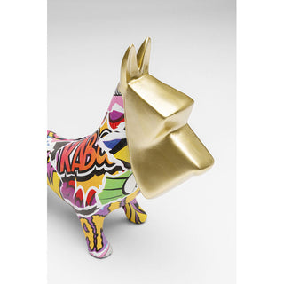 Money Box Graffiti Pixel Dog 26cm KARE MIAMI