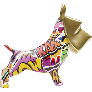 Money Box Graffiti Pixel Dog 26cm KARE MIAMI