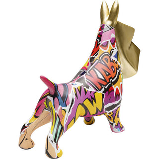Money Box Graffiti Pixel Dog 26cm KARE MIAMI