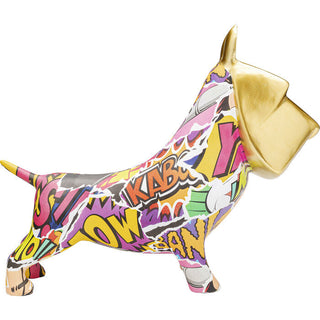 Deco Figurine Graffiti Pixel Dog 35cm KARE MIAMI