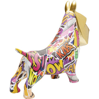 Deco Figurine Graffiti Pixel Dog 35cm KARE MIAMI