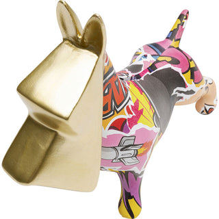 Deco Figurine Graffiti Pixel Dog 35cm KARE MIAMI