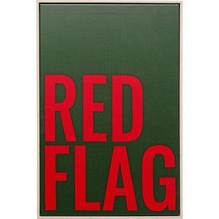 Framed Picture Red Flag 40x60cm KARE MIAMI