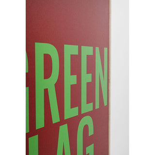 Framed Picture Green Flag 40x60cm KARE MIAMI