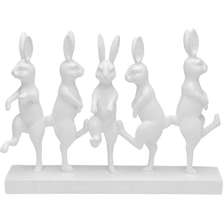 Deco Figurine Dancing Rabbits 40cm KARE MIAMI