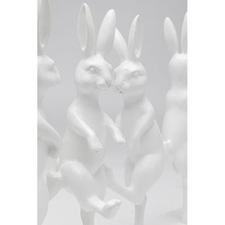 Deco Figurine Dancing Rabbits 40cm KARE MIAMI