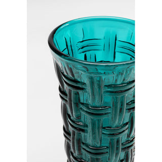 Champagne Glass Tissue Petrol 18cm KARE MIAMI