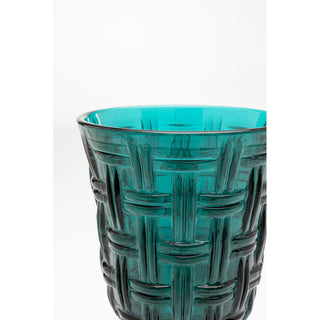 Wine Glass Tissue Bluegreen 17cm KARE MIAMI