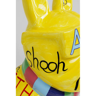 Deco Figurine Graffiti Dog Yellow 122cm - DEKOR