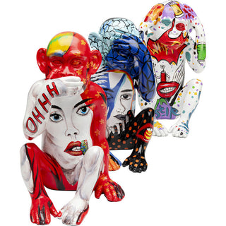 Deco Figurine Graffiti Monkey 40cm KARE MIAMI