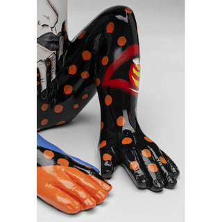 Deco Figurine Graffiti Monkey Blue 39cm KARE MIAMI