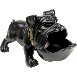 Deco Figurine Hungry Dog Black 37cm KARE MIAMI