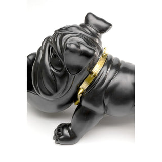 Deco Figurine Hungry Dog Black 37cm KARE MIAMI