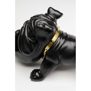 Deco Figurine Hungry Dog Black 37cm KARE MIAMI
