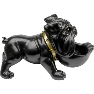 Deco Figurine Hungry Dog Black 37cm KARE MIAMI