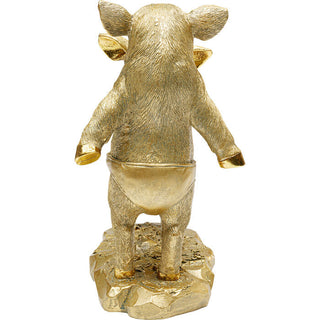 Deco Figurine Pig Party 20cm KARE MIAMI